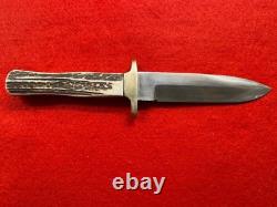 Good Vintage Joseph Rodgers Stag Grip Hunting Or Fighting Knife (389)