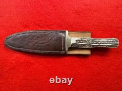 Good Vintage Joseph Rodgers Stag Grip Hunting Or Fighting Knife (389)