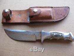 Gr8 Ruana Bonner Montana Hunting Knife & Leather Sheath