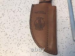 Grohmann Skinner Ducks Unlimited Guide Series Knife Steel With Sheath Rare VG