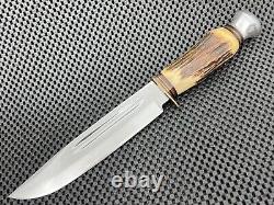 Gutmann Cutlery Solingen Stag Fixed Blade Hunting Knife