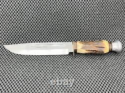 Gutmann Cutlery Solingen Stag Fixed Blade Hunting Knife