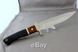 HATTORI FIGHTER by JUNGLEE Fixed Blade Knife Mint in Orig Box and with Paperwork