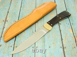 Hand Made Custom Robert Bob Hansen USA Fixed Blade Micarta Hunting Knife Knives