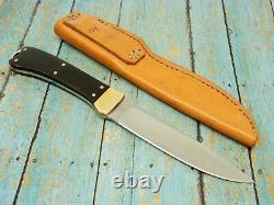 Hand Made Custom Robert Bob Hansen USA Fixed Blade Micarta Hunting Knife Knives