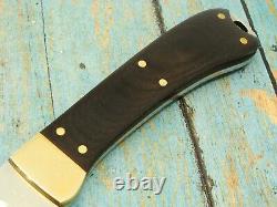 Hand Made Custom Robert Bob Hansen USA Fixed Blade Micarta Hunting Knife Knives