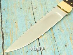 Hand Made Custom Robert Bob Hansen USA Fixed Blade Micarta Hunting Knife Knives