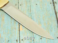 Hand Made Custom Robert Bob Hansen USA Fixed Blade Micarta Hunting Knife Knives