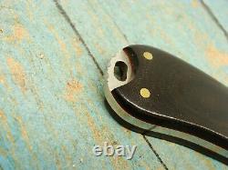 Hand Made Custom Robert Bob Hansen USA Fixed Blade Micarta Hunting Knife Knives