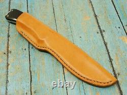 Hand Made Custom Robert Bob Hansen USA Fixed Blade Micarta Hunting Knife Knives