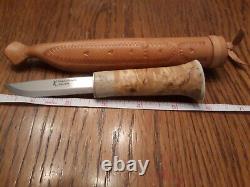 Handmade 5.75 Total Length Karesuando River Fixed Blade Knife. 2.625 Blade