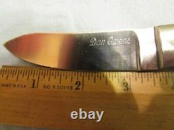 Handmade Knife. Dan Owens Semi Skinner. Unused. Excellent