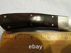 Handmade Knife. Dan Owens Semi Skinner. Unused. Excellent