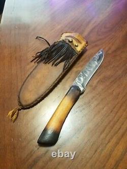 Handmade Mountain man knife, hunting, fishing, outdoors/camping/bushcraft-custom