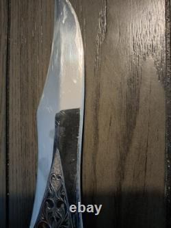 Handmade STAG HANDLE KNIFE TURQUOISE Sheath 9 which holder READ