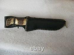 Harry Morseth vintage stag hunting knife