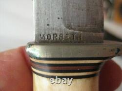 Harry Morseth vintage stag hunting knife