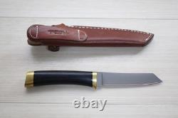 Hattori 3717 VG-10 Tanto Fixed Blade Knife Ebony Wood Handle Seki Japan M18