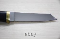 Hattori 3717 VG-10 Tanto Fixed Blade Knife Ebony Wood Handle Seki Japan M18