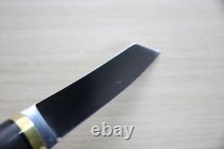 Hattori 3717 VG-10 Tanto Fixed Blade Knife Ebony Wood Handle Seki Japan M18