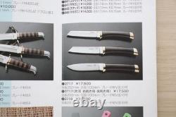 Hattori 3717 VG-10 Tanto Fixed Blade Knife Ebony Wood Handle Seki Japan M18