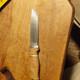 Helle Sylvsteinen Hunting Knife Stainless Clip Point Wood Handle Leather Sheath