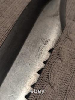 Hen & Rooster Bowie Knife Germany Elk Crown Handle