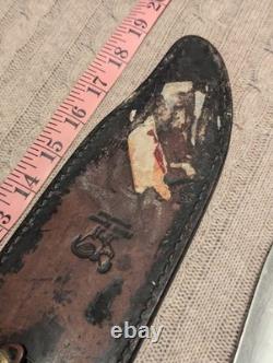 Hen & Rooster Bowie Knife Germany Elk Crown Handle