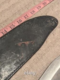 Hen & Rooster Bowie Knife Germany Elk Crown Handle