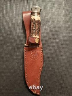 Hen & Rooster Solingen Germany Fixed Blade Knife Vintage