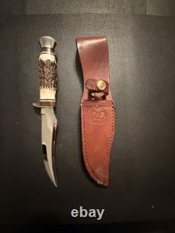 Hen & Rooster Solingen Germany Fixed Blade Knife Vintage