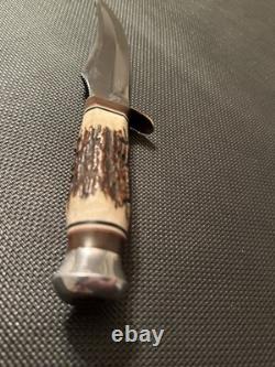 Hen & Rooster Solingen Germany Fixed Blade Knife Vintage