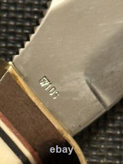 Hen & Rooster Solingen Germany Fixed Blade Knife Vintage