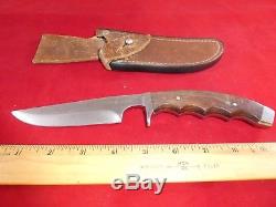 Henckels Friodur 5201 Fixed Blade Hunting Skinning Knife, wood handles