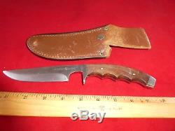 Henckels Friodur 5201 Fixed Blade Hunting Skinning Knife, wood handles