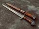 Historical Viking-Style Damascus Sword Handmade, Outdoor & Collection Use