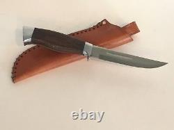 Hjortekaer / Denmark Stainless Fixed Blade Hunting Sheath Knife Rare