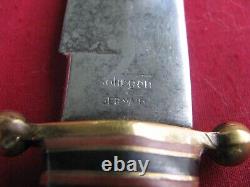 Hoffritz Solingen Germany Vintage Fixed Blade Hunting Bowie Knife