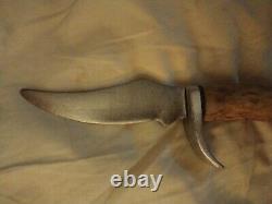 Homemade Fixed Blade Stage Antler Knife