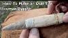 How To Make An Otzi The Iceman Flint Dagger Ancient Bushcraft Survival Skills