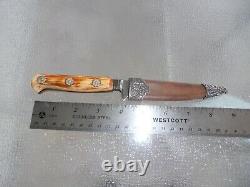 Hubertus Solingen Knife Leather Sheath German Vintage