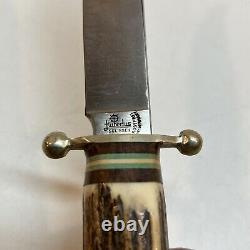 Hubertus Solingen Rostfrei W. Germany Vintage Stag Hunting Knife Original Sheath