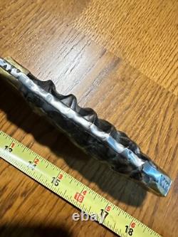 Huge 12 Blade Vintage JACOBS CUSTOM Bowie Hunting Knife