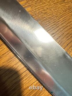 Huge 12 Blade Vintage JACOBS CUSTOM Bowie Hunting Knife Huge 12 Blade Vintage JACOBS CUSTOM Bowie Hunting Knife