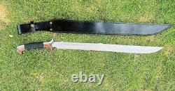 Hunting Sword-Handmade Knife-Survival Knives Carbon Steel-Useful Sharpened Blade