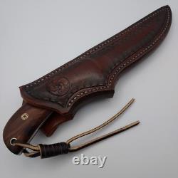 Hunting knife Hand-made fixed blade JANTZ high carbon stain resist steel blade