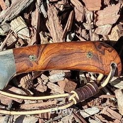 Hunting knife Hand-made fixed blade JANTZ high carbon stain resist steel blade