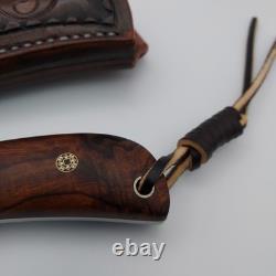 Hunting knife Hand-made fixed blade JANTZ high carbon stain resist steel blade