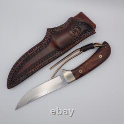 Hunting knife Hand-made fixed blade JANTZ high carbon stain resist steel blade