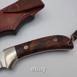 Hunting knife Hand-made fixed blade JANTZ high carbon stain resist steel blade